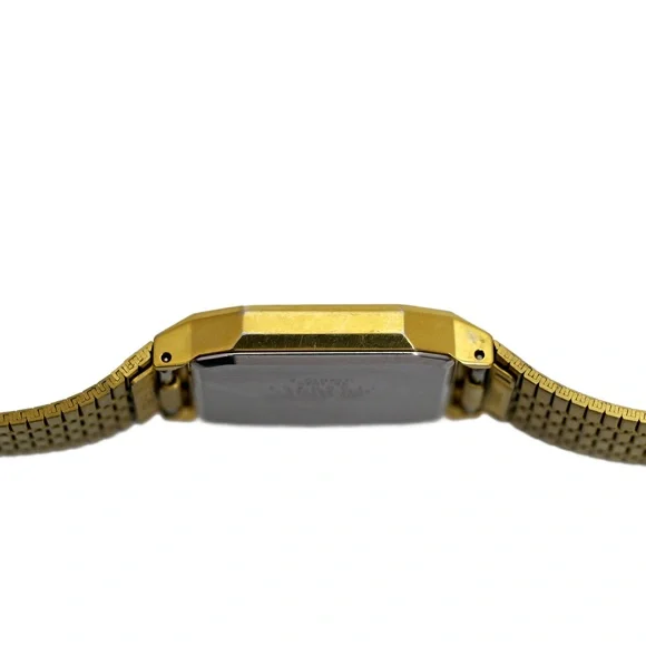 Citizen Vintage Gold Plated 1980's Tank Wrist Watch Quartz - Picture 4 of 8